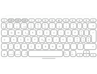 Клавиатури Logitech Keys-To-Go 2 for iPad, Space Grey - Off-white English Internationa, с нарушена опаковкаl