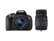 DSLR Canon EOS 700D с Canon 18-55mm IS STM и Sigma 70-300mm DG Macro