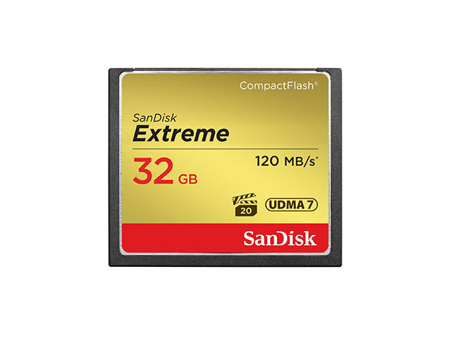 Карти памет 32GB CompactFlash SanDisk Extreme Class 4