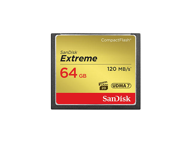 Карти памет 64GB CompactFlash SanDisk Extreme Class 4