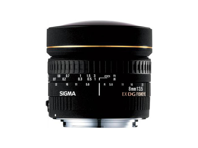 DSLR обективи Sigma 8mm f/3.5 EX DG Circular Fisheye 