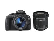 DSLR Canon EOS 100D с обективи 18-55mm IS STM и 10-18mm IS STM