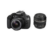 DSLR Canon EOS 1200D с обективи 18-55mm DC III и 60mm f/2.8 Macro USM