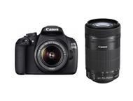 DSLR Canon EOS 1200D с обективи 18-55mm IS II и 55-250mm IS STM