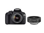 DSLR Canon EOS 1200D с обективи 18-55mm IS II и 24mm f/2.8 STM