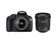 DSLR Canon EOS 1200D с обективи 18-55mm IS II и 10-18mm IS STM