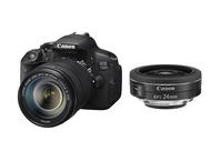 DSLR Canon EOS 700D с обективи 18-135mm IS STM и 24mm f/2.8 STM
