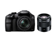 Mirrorless Sony Alpha 3000 с 18-55mm f/3.5-5.6 OSS и 50mm f/1.8