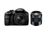 Mirrorless Sony Alpha 3000 с 18-55mm f/3.5-5.6 OSS и 50mm f/1.8