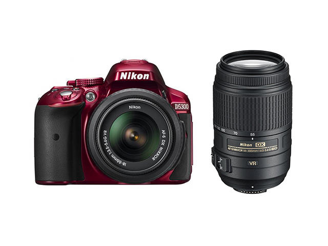 DSLR Nikon D5300 с 18-55mm VR, 55-300mm ED VR и 16-35mm f/4G ED VR