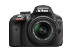 DSLR Nikon D3300 с 18-55mm VR II, 55-200mm VR и 18-300mm ED VR