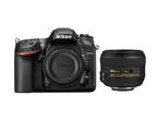 DSLR Nikon D7200 с обектив AF-S Nikkor 50mm f/1.4G