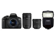 DSLR Canon EOS 750D с 18-55mm IS STM, 10-18mm IS STM и 55-250 IS STM