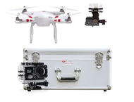 Дронове DJI Phantom 2 V2 + стойка Zenmuse H3-3D + камера SJ6000 12MP + метален куфар за DJI Phantom