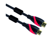 Кабели и Адаптери VCom Кабел HDMI M / M Ultra HD 4k2k Gold +2 Ferrite v1.4 ethernet 3D - CG525D-5 метра