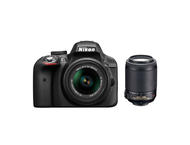 DSLR Nikon D3300 с обективи 18-55mm VR II и 55-200mm VR