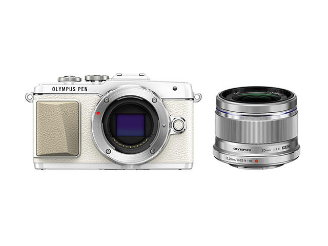 Mirrorless Olympus Pen E-PL7 с обектив M.Zuiko Digital 25mm f/1.8 MSC